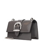 Jimmy Choo Gray Leather Shoulder Bag Jimmy Choo