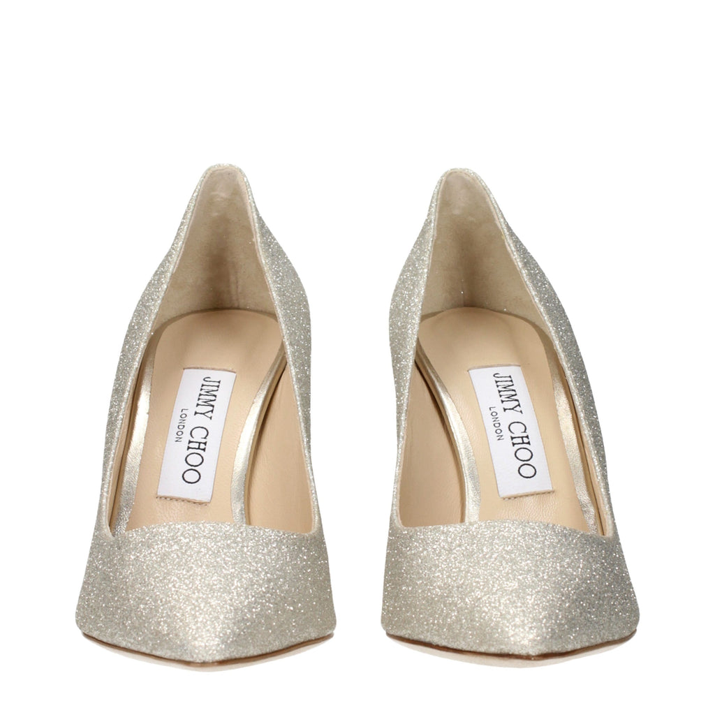 Jimmy Choo Gold Plastic High Heel Pumps Jimmy Choo