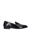 Jimmy Choo Black Leather Slip-On Loafers Jimmy Choo