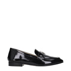 Jimmy Choo Black Leather Slip-On Loafers Jimmy Choo