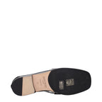 Jimmy Choo Black Leather Slip-On Loafers Jimmy Choo