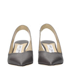 Jimmy Choo Gray Leather High Heel Pumps Jimmy Choo