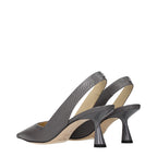 Jimmy Choo Gray Leather High Heel Pumps Jimmy Choo