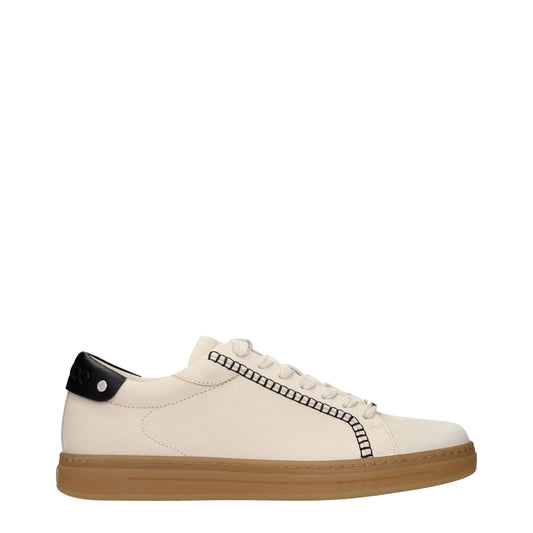 Jimmy Choo Beige Leather Sneakers Jimmy Choo