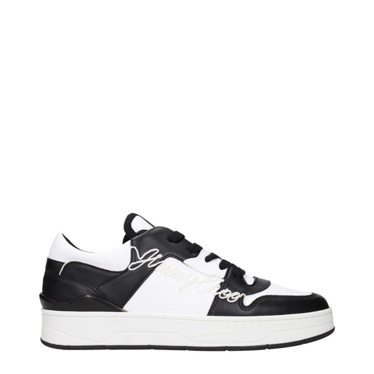 Jimmy Choo Black Leather Sneakers Jimmy Choo