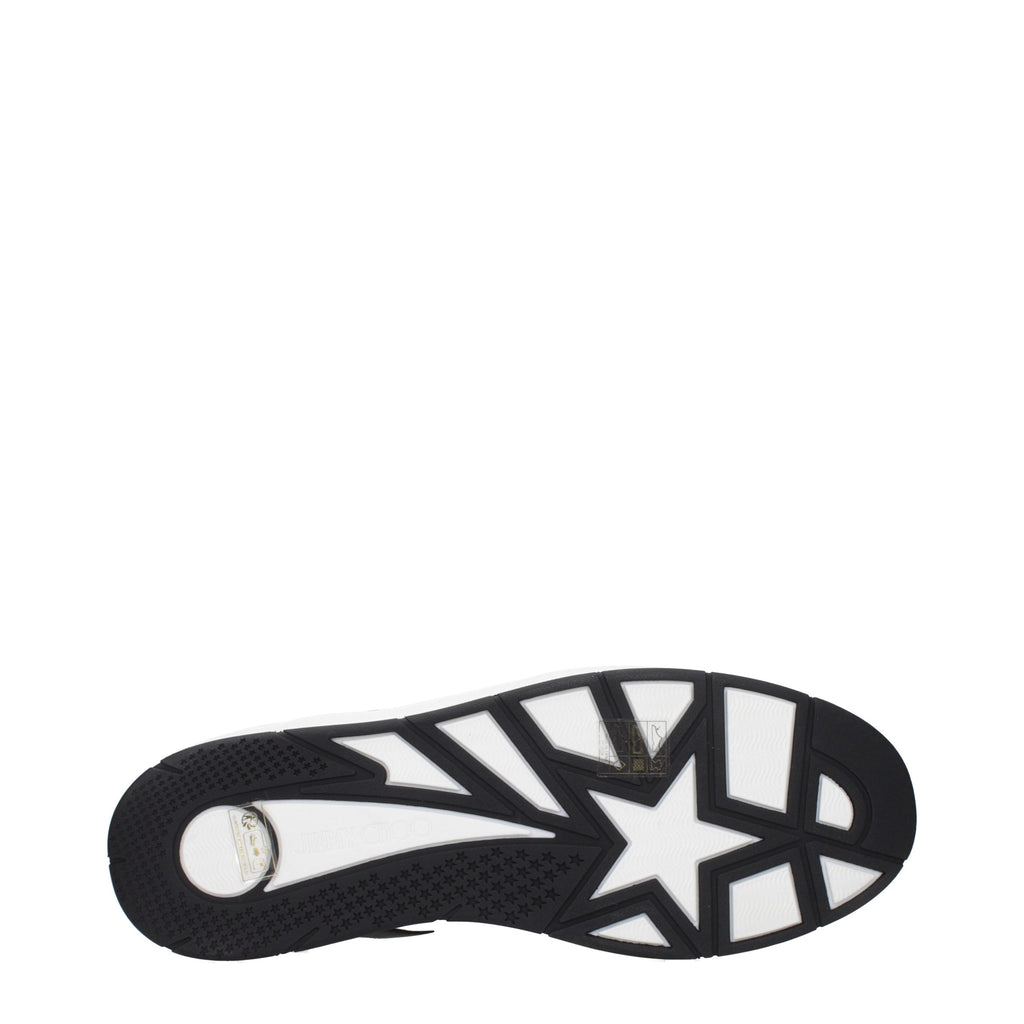 Jimmy Choo Black Leather Sneakers Jimmy Choo