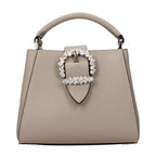 Jimmy Choo Gray Leather Handbag Jimmy Choo