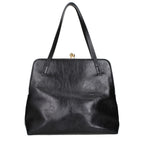 Jil Sander Black Leather Shoulder Bag Jil Sander