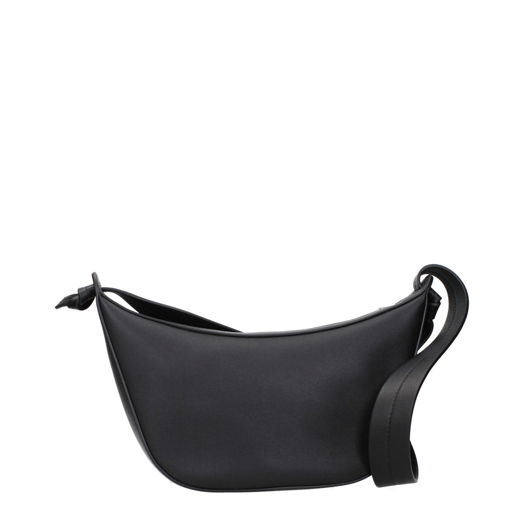 Jil Sander Black Leather Shoulder Bag Jil Sander