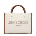 Jimmy Choo Beige Fabric Handbag Jimmy Choo
