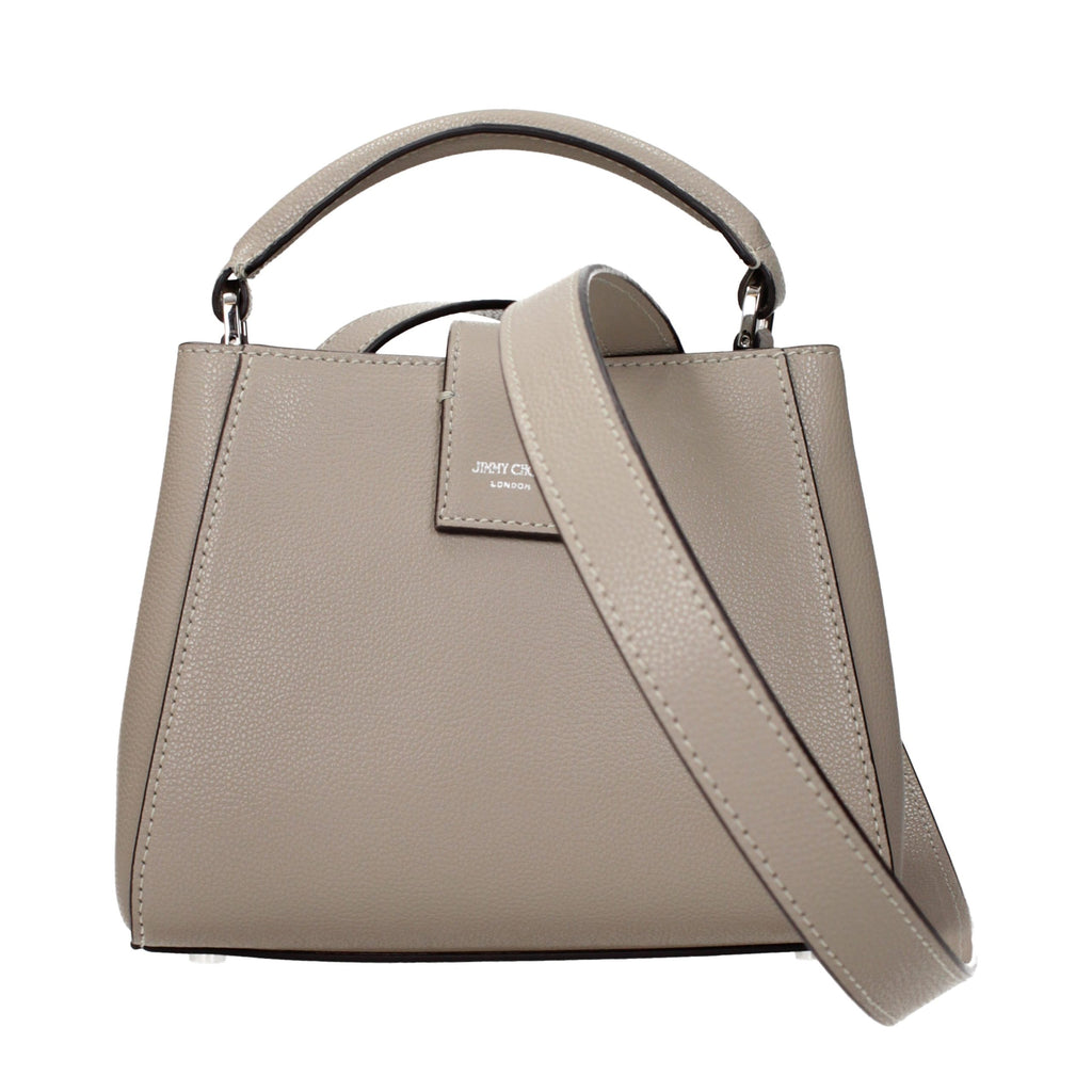 Jimmy Choo Gray Leather Handbag Jimmy Choo