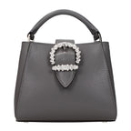 Jimmy Choo Gray Leather Handbag