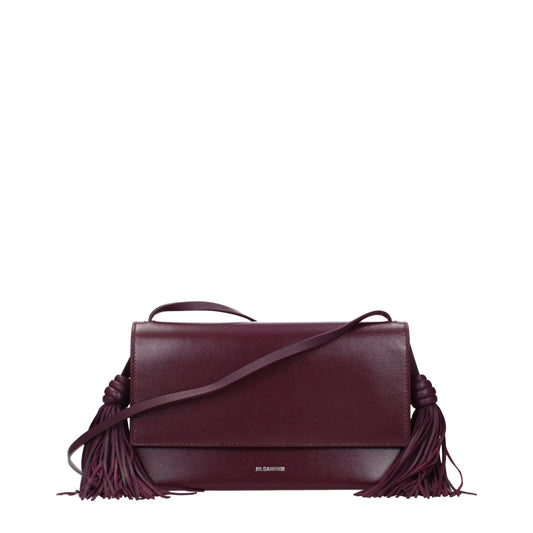 Jil Sander Red Leather Crossbody Bag Jil Sander