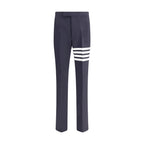 Thom Browne Blue Wool Oves Aries Dress Pants