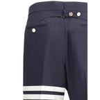 Thom Browne Blue Wool Oves Aries Dress Pants