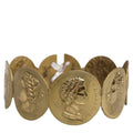 Dolce & Gabbana Gold Tone Brass Coin Metal Waist Cintura Belt Dolce & Gabbana