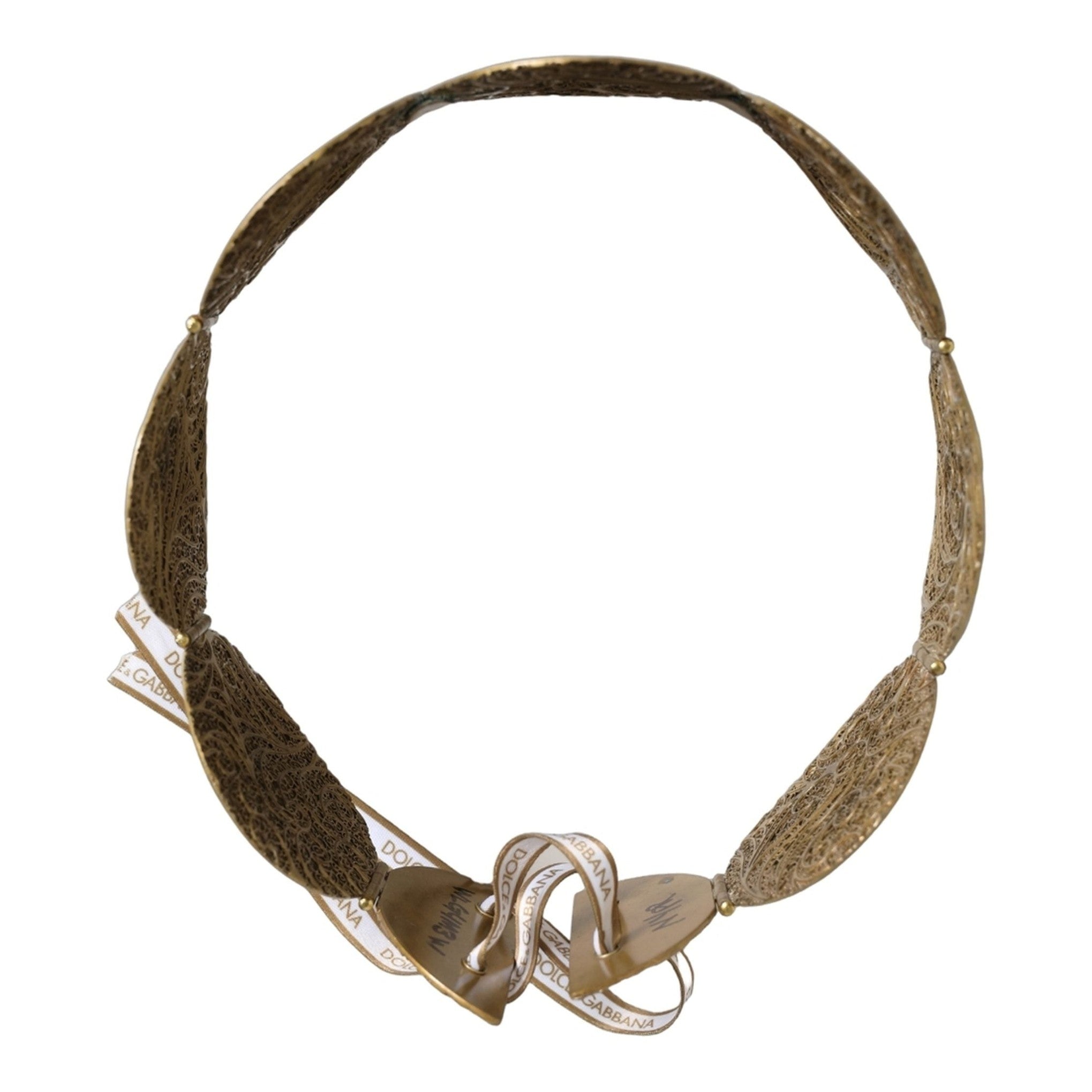 Dolce & Gabbana Gold Tone Brass Coin Metal Waist Cintura Belt Dolce & Gabbana
