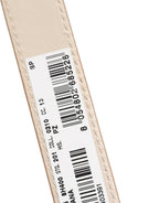 Dolce & Gabbana Beige Textured Leather Gold Buckle Belt Strap Bracelet Dolce & Gabbana
