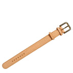 Dolce & Gabbana Beige Embossed Leather Gold Buckle Belt Strap Bracelet Dolce & Gabbana