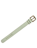 Dolce & Gabbana Green Embossed Leather Gold Buckle Belt Strap Bracelet Dolce & Gabbana