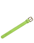 Dolce & Gabbana Green Textured Leather Gold Buckle Belt Strap Bracelet Dolce & Gabbana