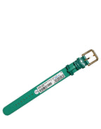 Dolce & Gabbana Green Embossed Leather Gold Buckle Belt Strap Bracelet Dolce & Gabbana
