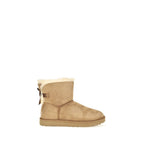 UGG Beige Leather Ankle Boots UGG