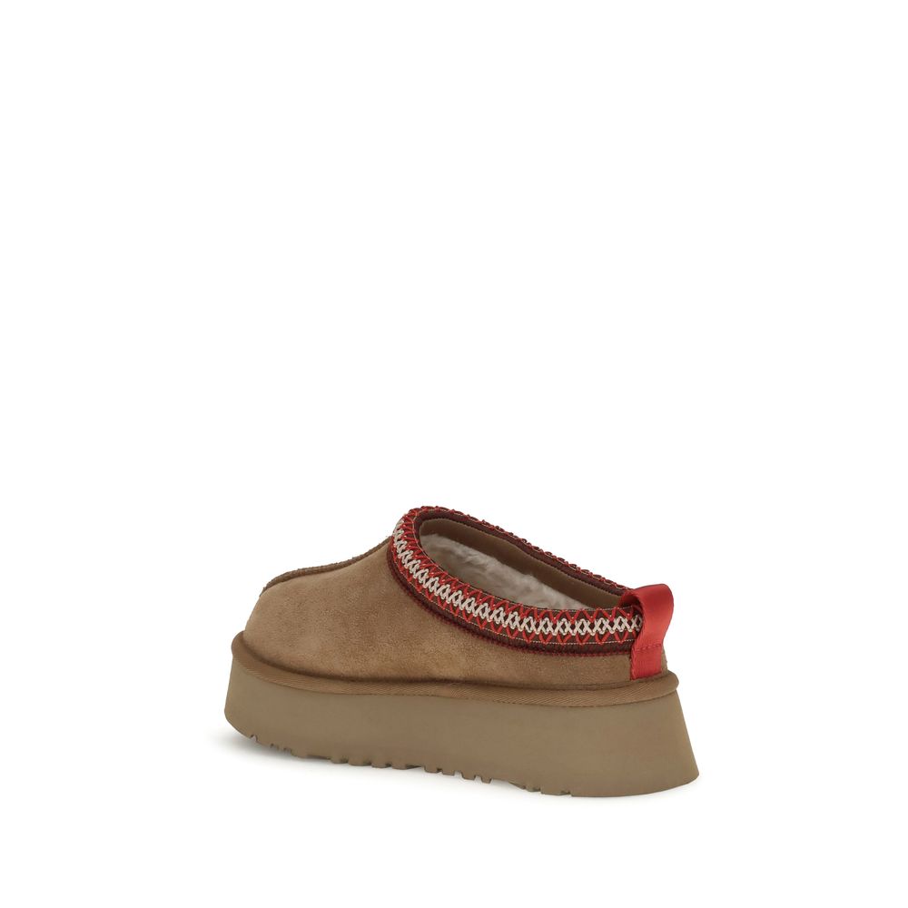 UGG Brown Suede Leather Mules UGG