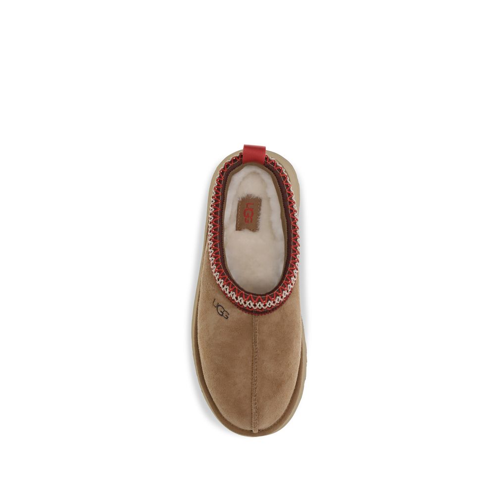 UGG Brown Suede Leather Mules UGG