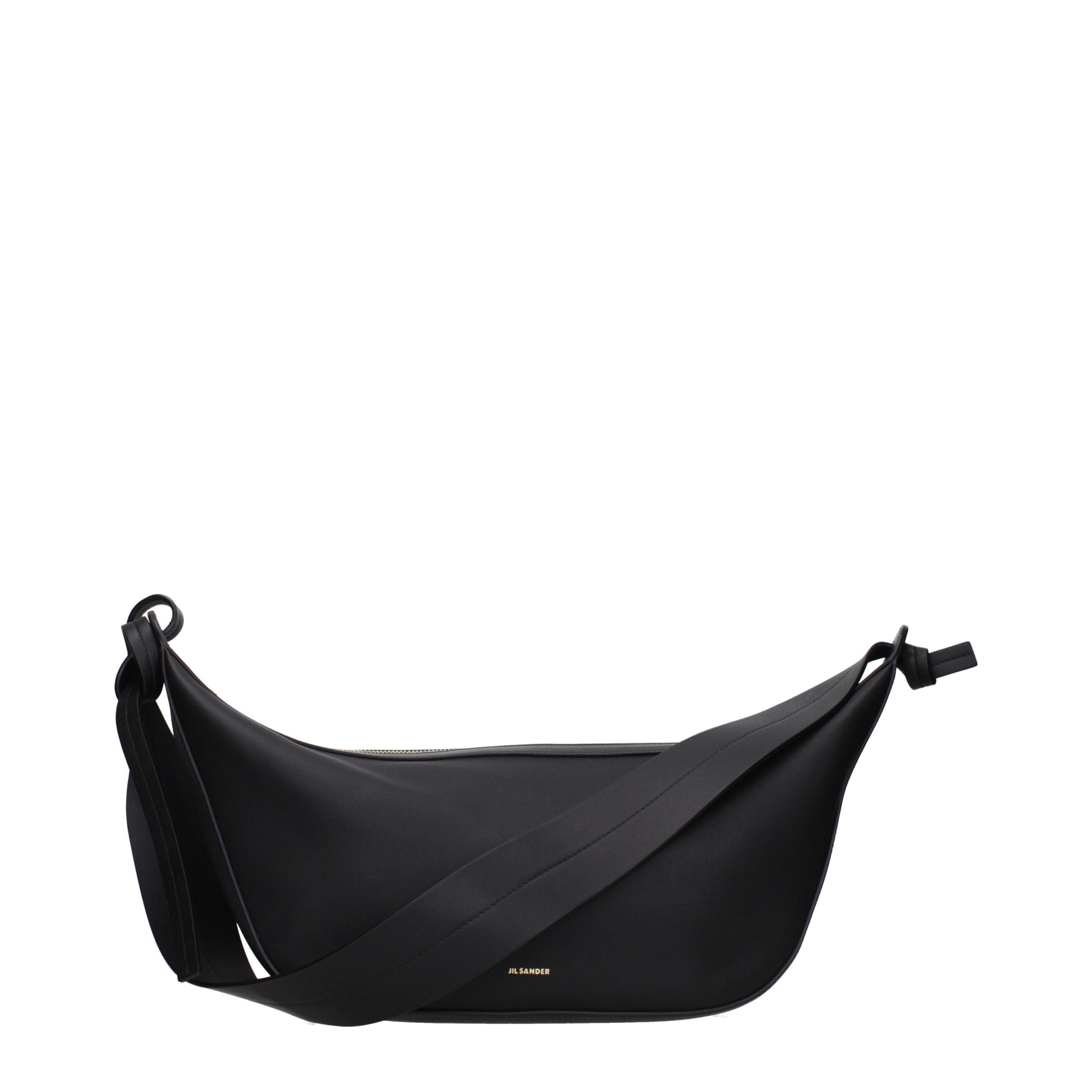 Jil Sander Black Leather Shoulder Bag Jil Sander