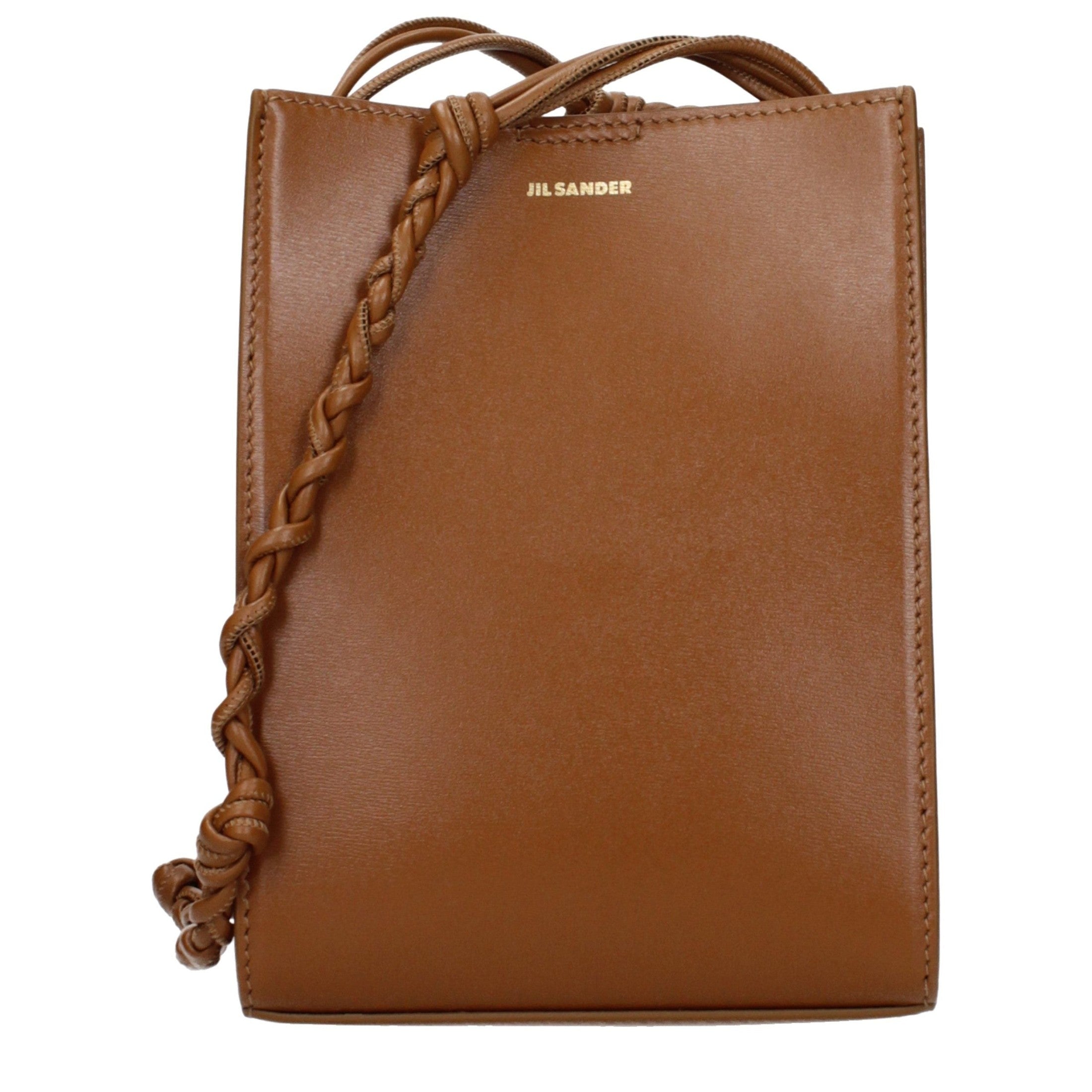 Jil Sander Brown Leather Crossbody Bag Jil Sander