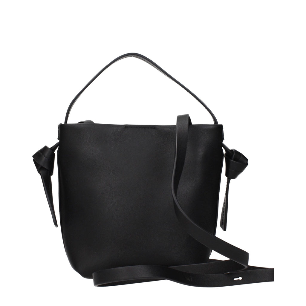 Jil Sander Black Leather Handbag