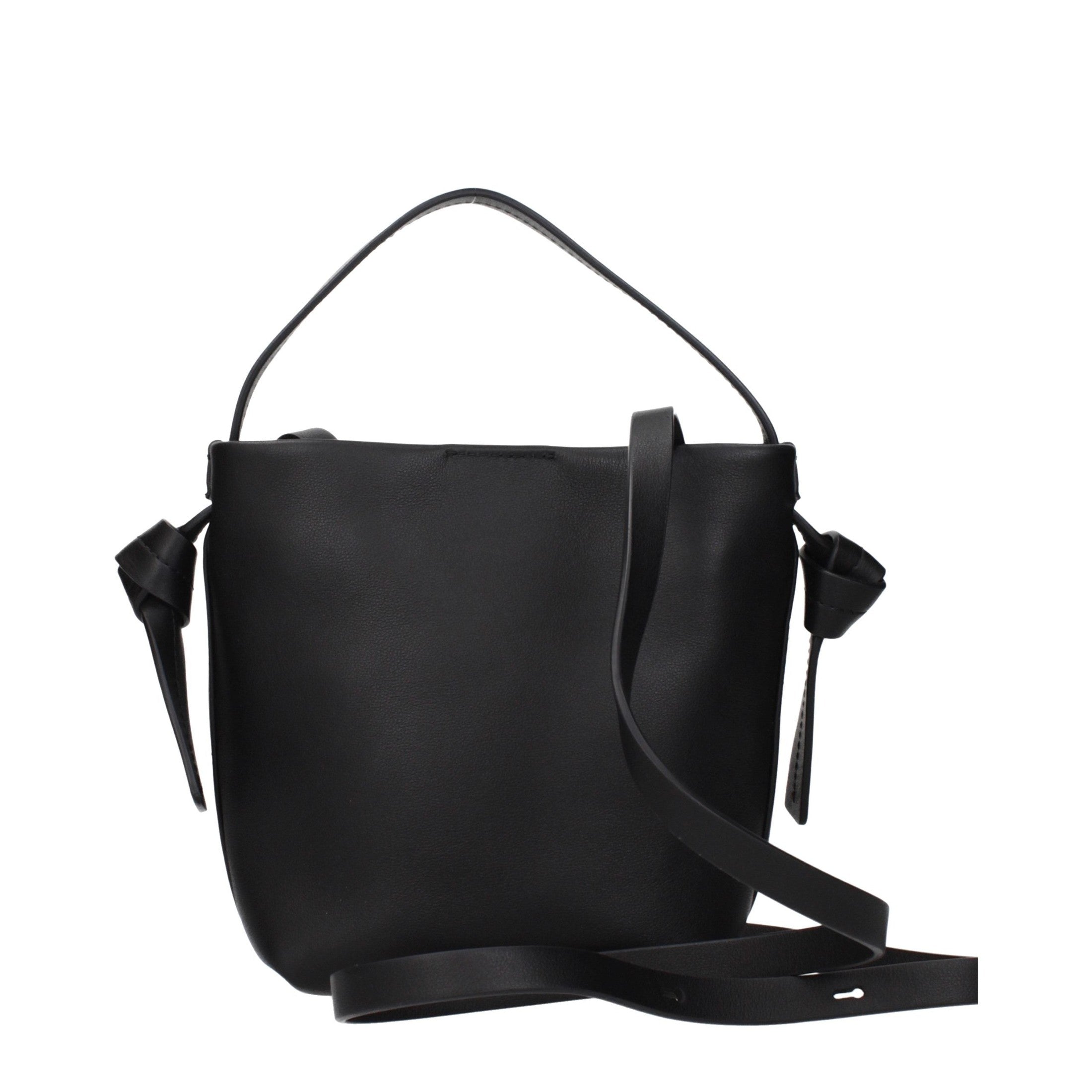 Jil Sander Black Leather Handbag