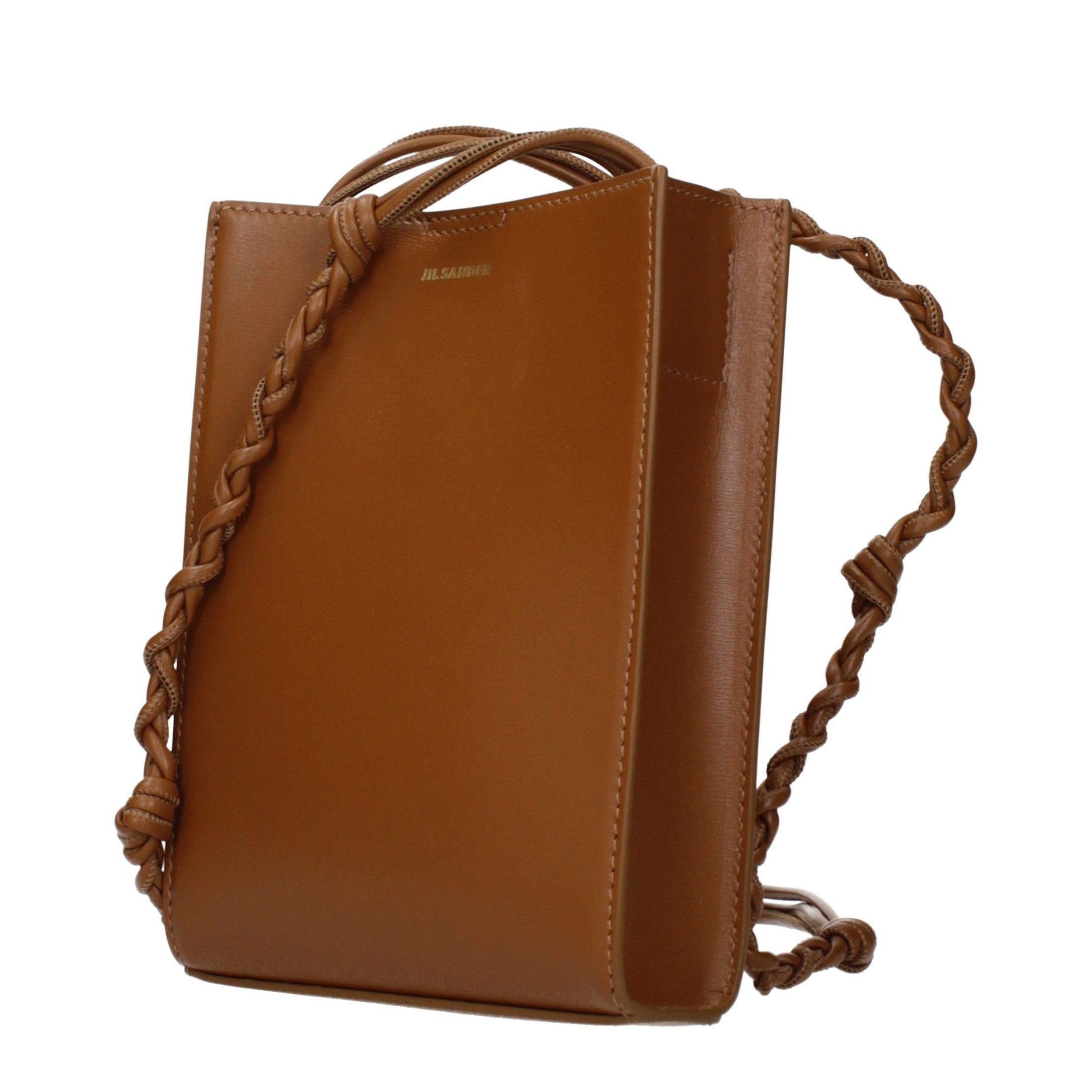 Jil Sander Brown Leather Crossbody Bag Jil Sander
