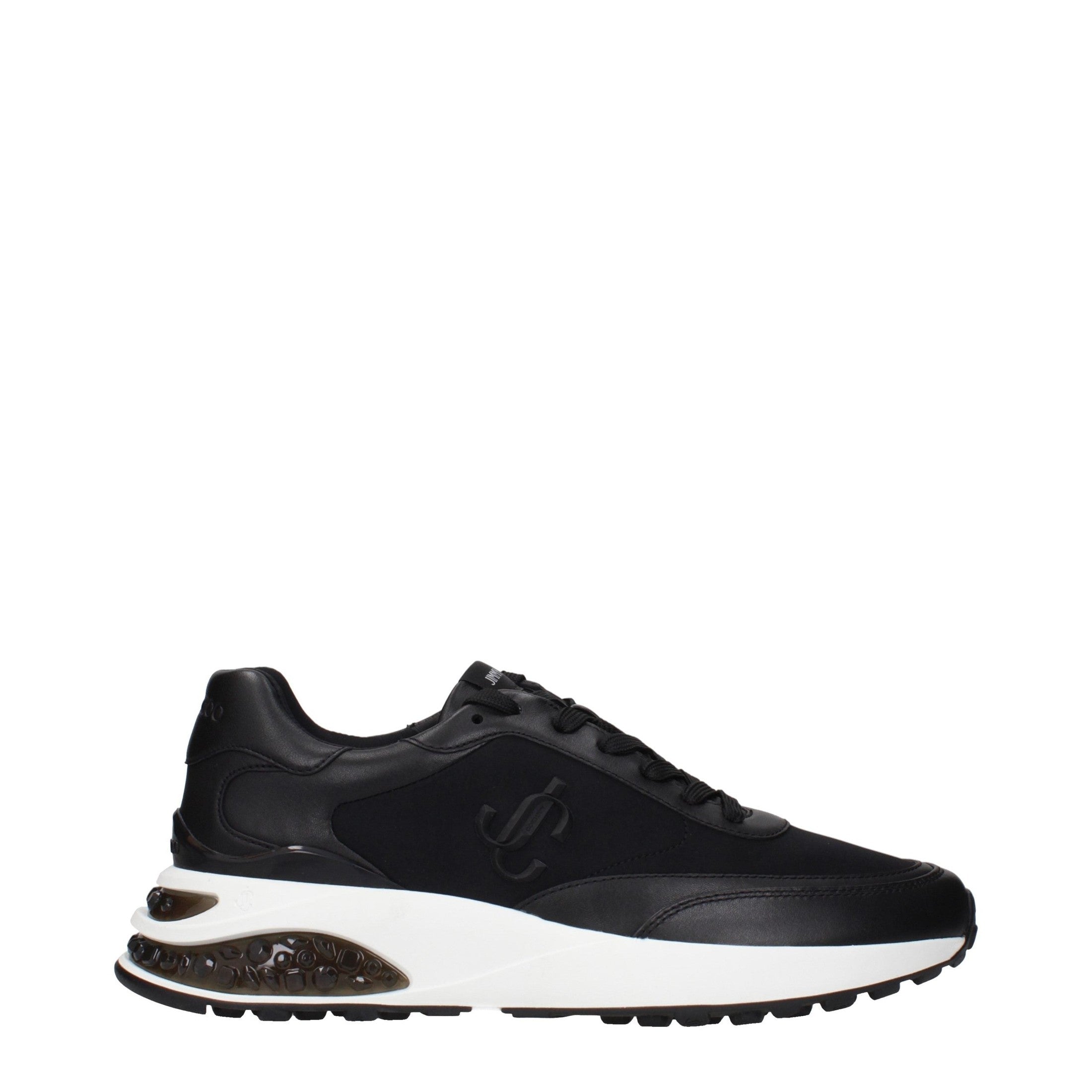 Jimmy Choo Black Fabric Athletic Sneakers Jimmy Choo