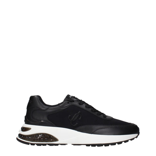 Jimmy Choo Black Fabric Athletic Sneakers Jimmy Choo