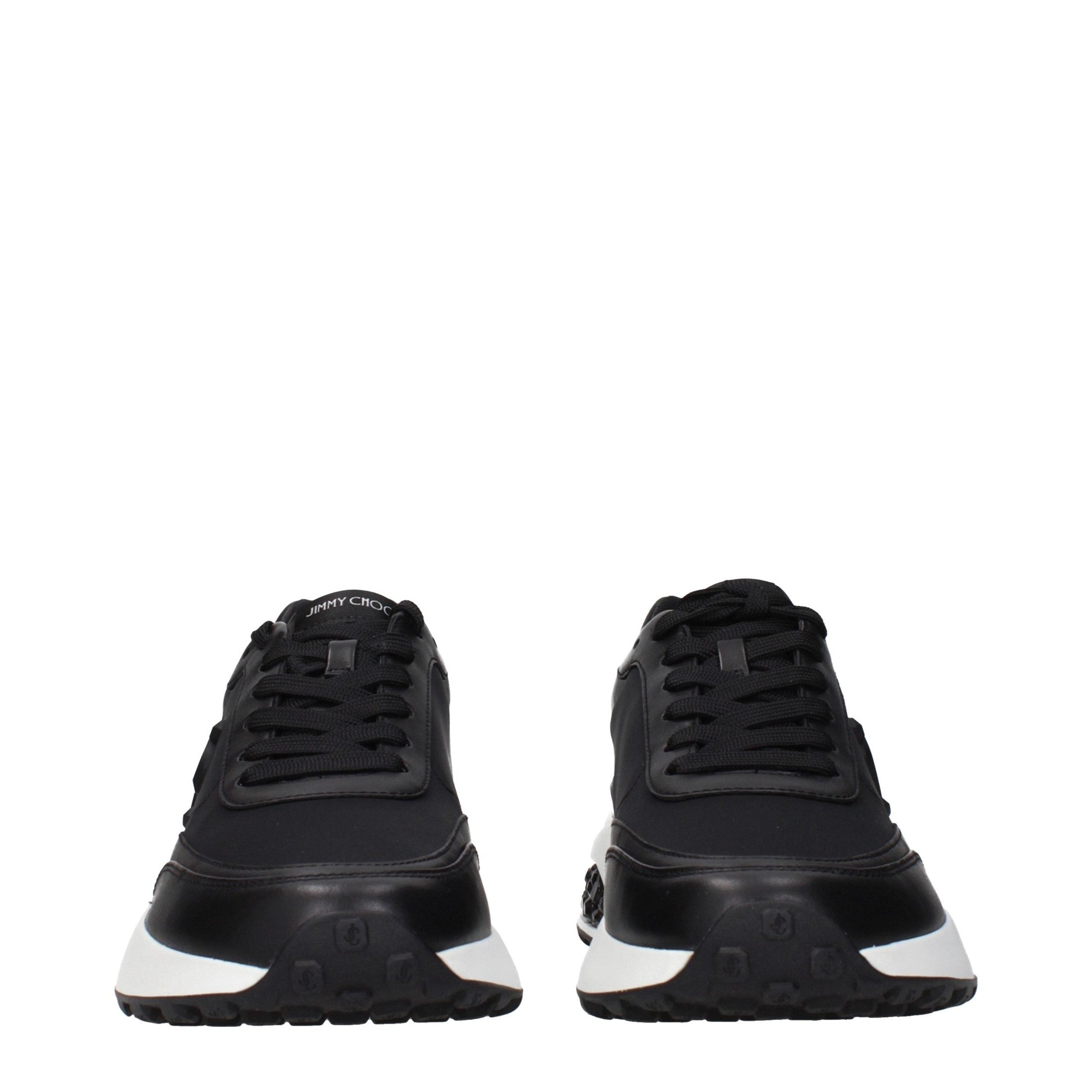 Jimmy Choo Black Fabric Athletic Sneakers Jimmy Choo