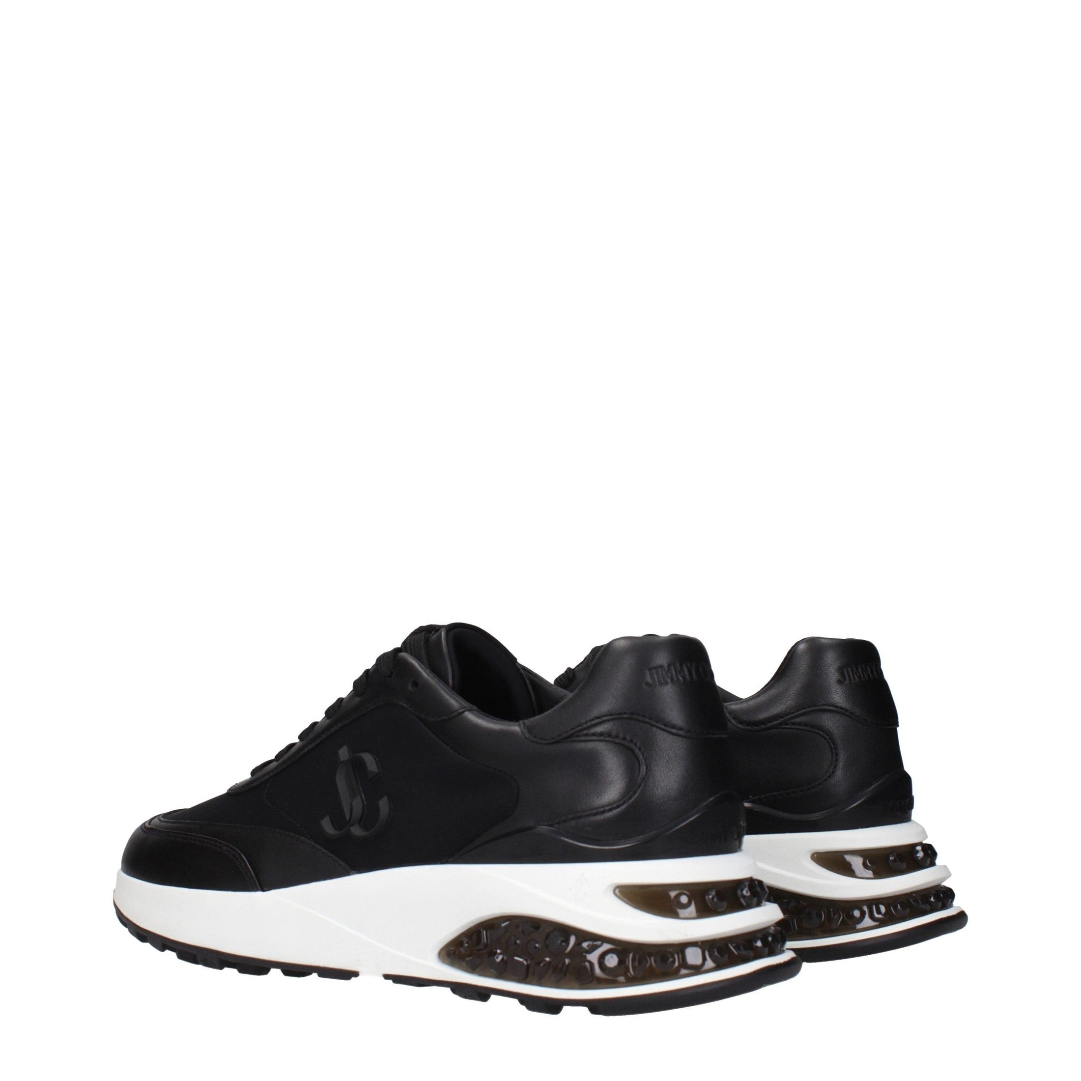 Jimmy Choo Black Fabric Athletic Sneakers Jimmy Choo