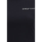Off-White Black Cotton T-Shirt