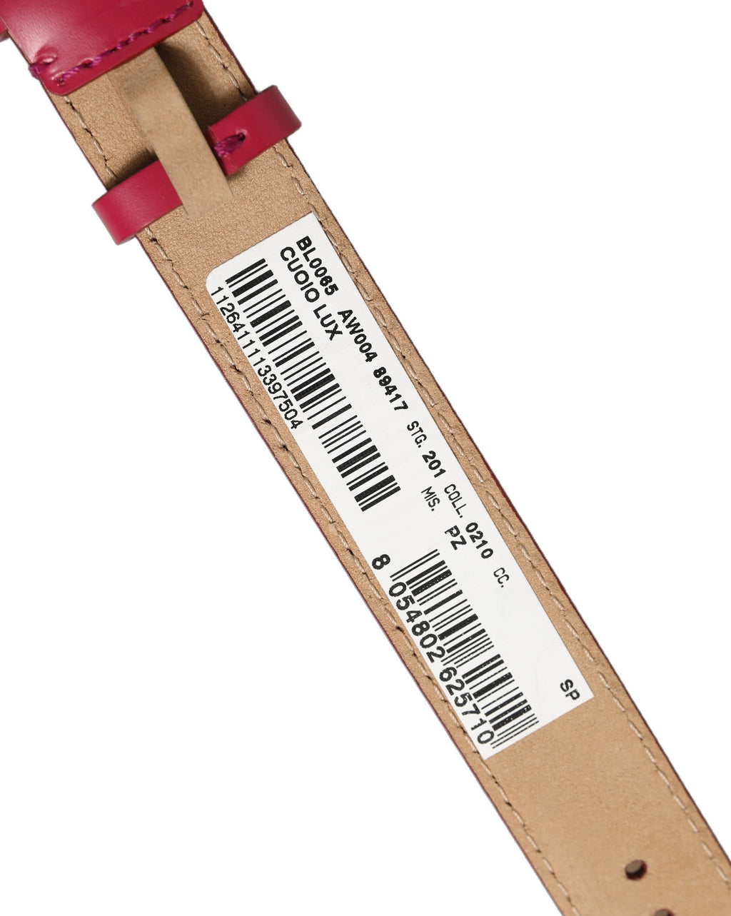 Dolce & Gabbana Red Calfskin Leather Gold Buckle Belt Strap Bracelet Dolce & Gabbana