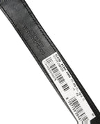 Dolce & Gabbana Black Textured Leather Gold Buckle Belt Strap Bracelet Dolce & Gabbana