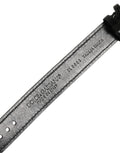 Dolce & Gabbana Black Textured Leather Gold Buckle Belt Strap Bracelet Dolce & Gabbana
