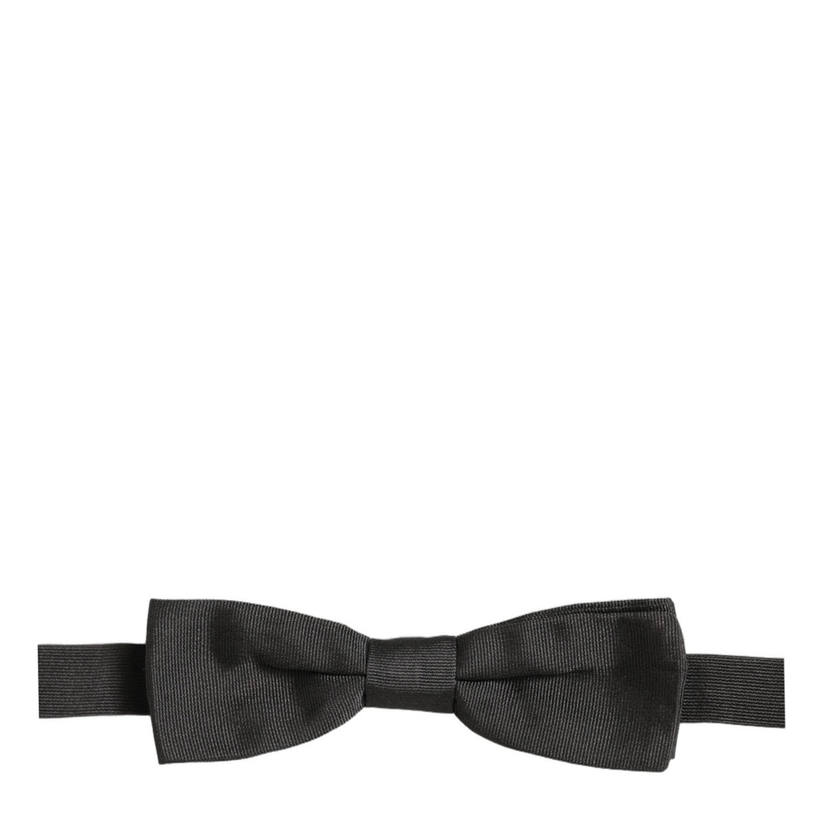 Dolce & Gabbana Men Black 100% Cotton Adjustable Neck Papillon Bow Tie