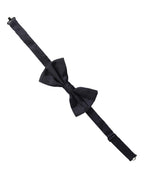 Dolce & Gabbana Men Dark Blue Silk Adjustable Neck Papillon Bow Tie