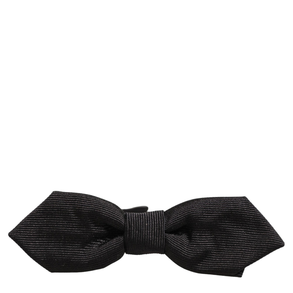 Dolce & Gabbana Men Black 100% Silk Adjustable Neck Papillon Bow Tie