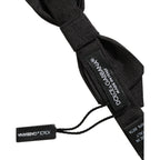 Dolce & Gabbana Men Black 100% Silk Adjustable Neck Papillon Bow Tie