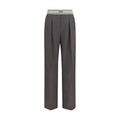 Versace Gray Wool Oves Aries Pants Versace