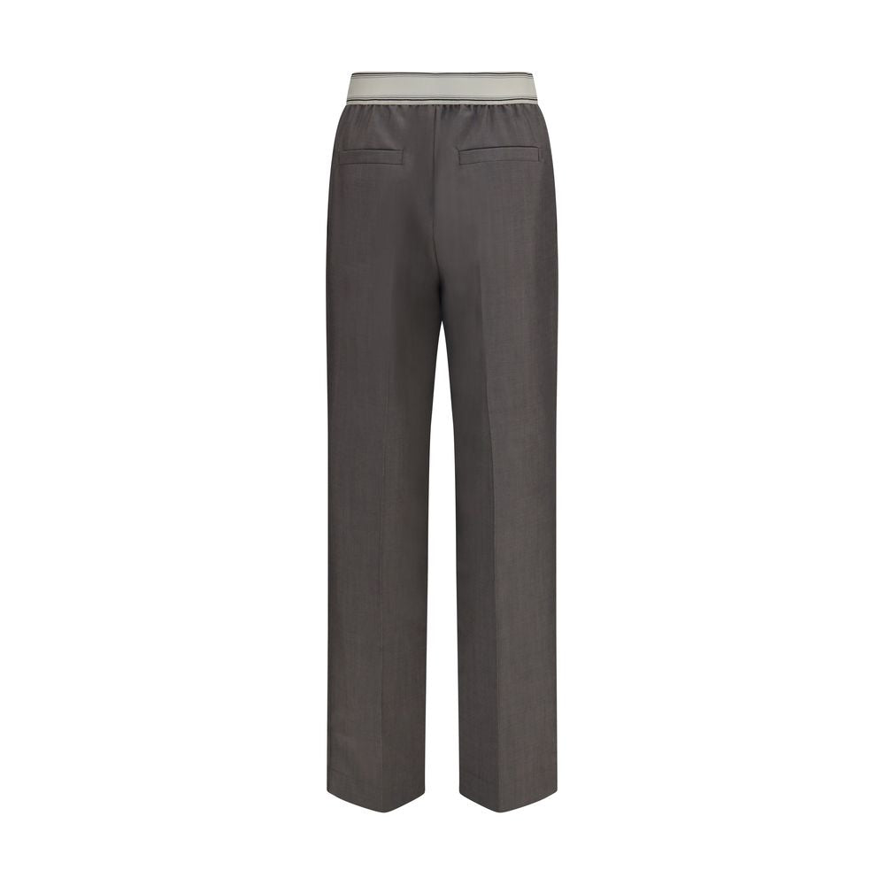 Versace Gray Wool Oves Aries Pants Versace