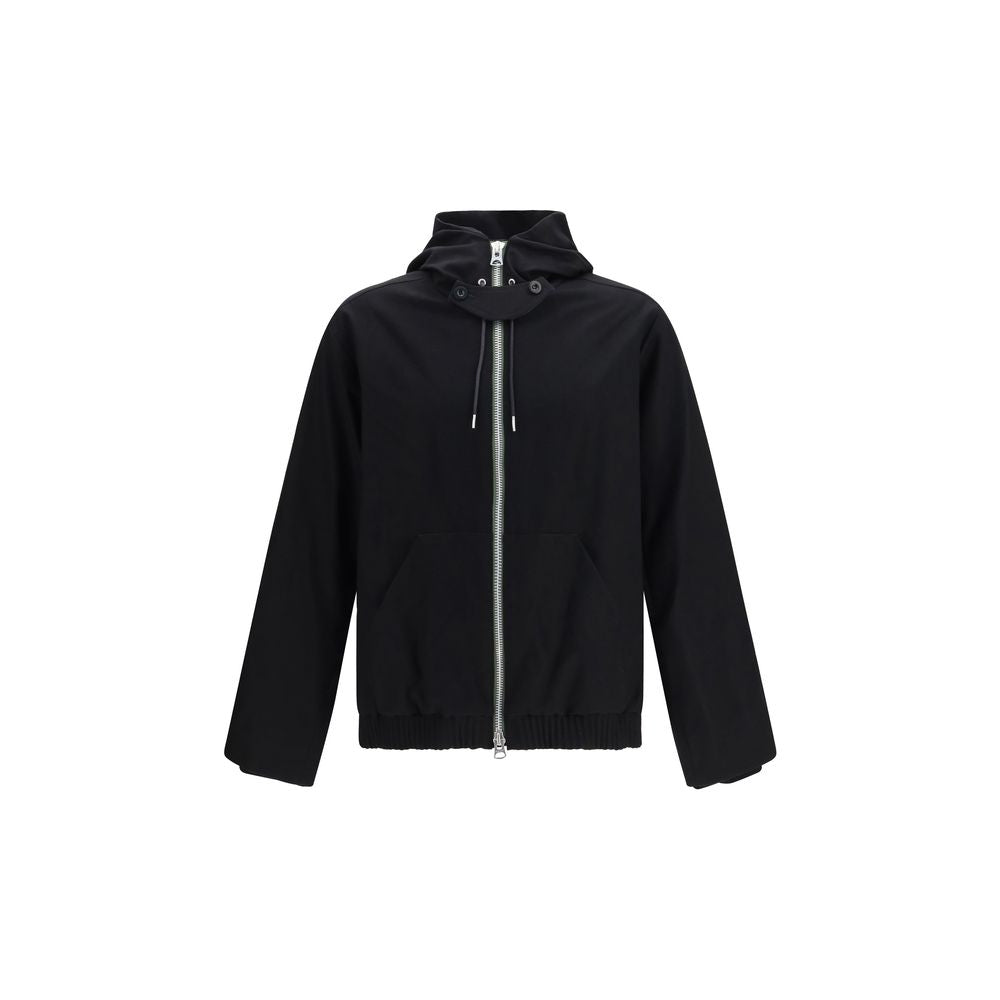 Sacai Black Wool Oves Aries Sweatshirt Sacai