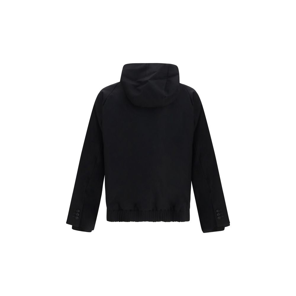 Sacai Black Wool Oves Aries Sweatshirt Sacai